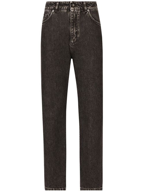 Jeans in cotone nero DOLCE&GABBANA | FTC7CDG8LV5S9001